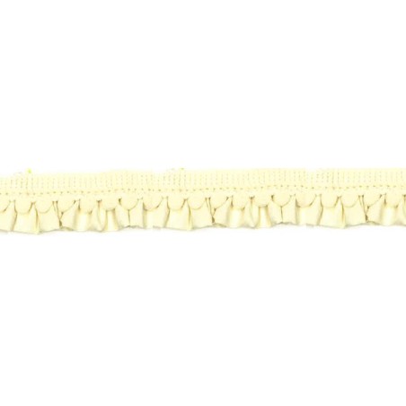 64210 VIVO MADROÑO FRUNCIDO AQUARIUS POLIESTER 50%-ALGODON 50% MARFIL Venta en piezas de 25.00 M