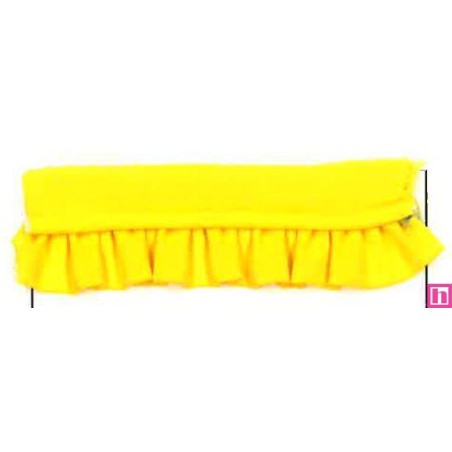 64262 VIVO FRUNCIDO CAMELIA POLIESTER 50%-ALGODON 50% AMARILLO Venta en piezas de 25.00 M