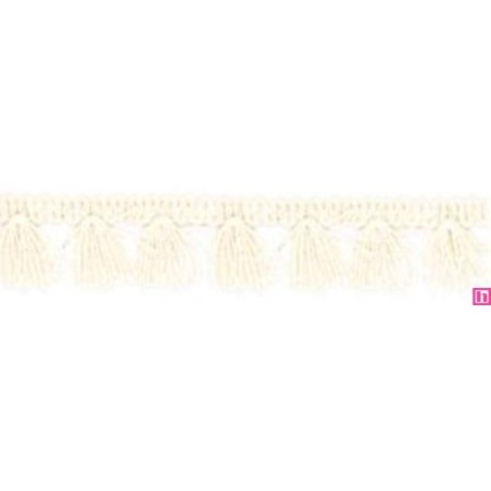 64284 FLECO FANTASIA 20 MM BRAIL ALGODON 100% CRUDO Venta en piezas de 25.00 M