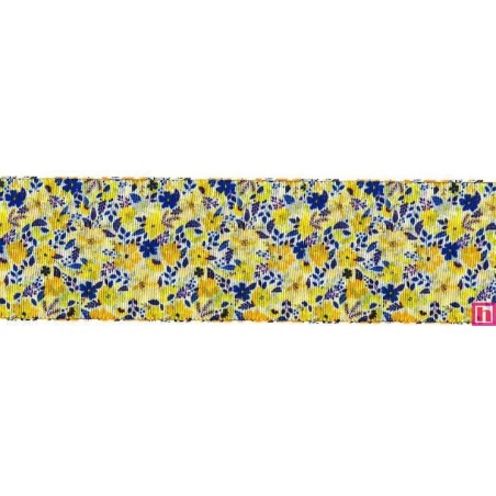 6696-48-1 CINTA ESTAMPADA DOBLE CARA 48 MM. POLIESTER 100% - 1 AMARILLO Venta en piezas de 20.00 M