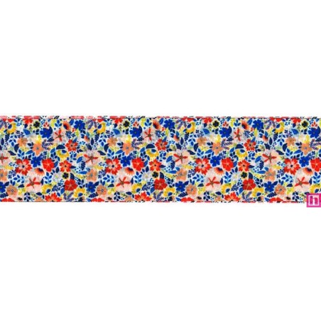 6696-48-2 CINTA ESTAMPADA DOBLE CARA 48 MM. POLIESTER 100% - 2 ROJO Venta en piezas de 20.00 M