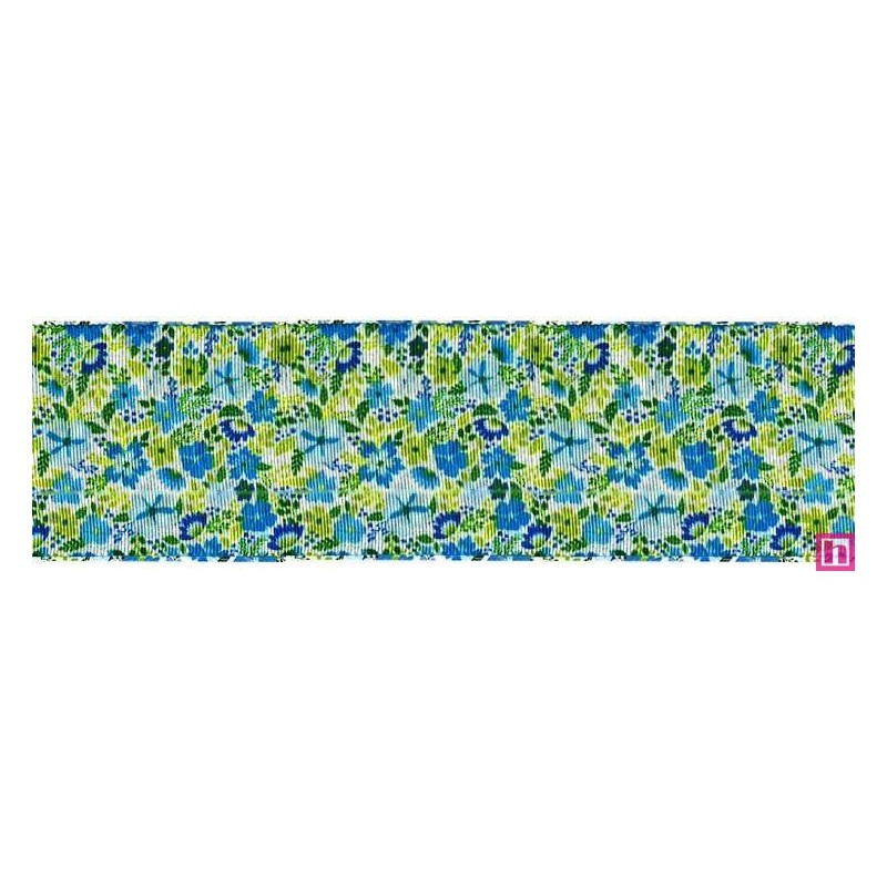 6696-48-3 CINTA ESTAMPADA DOBLE CARA 48 MM. POLIESTER 100% - 3 VERDE Venta en piezas de 20.00 M