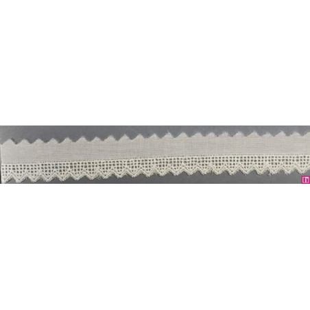 67147 REMATE BATISTA DAILA 9 MM. ALGODON 100% BLANCO Venta en piezas de 13.80 M