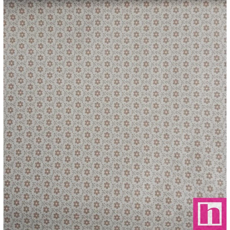 67365 TEJIDO ESTAMPADO SESAMO (75) 150 CM. 145 GR/M2. ALGODON 100% NATURAL/BEIG Venta en piezas de 10.00 M