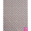 67371 TEJIDO ESTAMPADO SESAMO (53) 150 CM. 145 GR/M2. ALGODON 100% NATURAL/ROSA Venta en piezas de 10.00 M