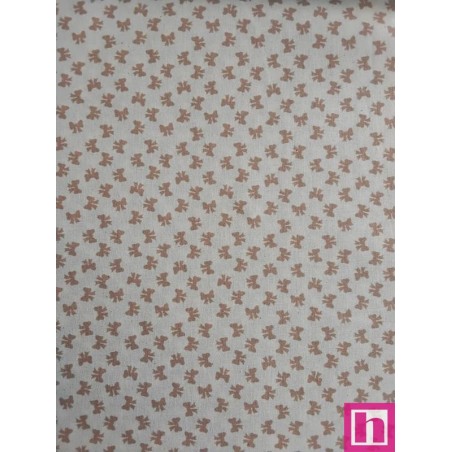 67377 TEJIDO ESTAMPADO SESAMO (80) 150 CM. 145 GR/M2. ALGODON 100% NATURAL/BEIG Venta en piezas de 10.00 M
