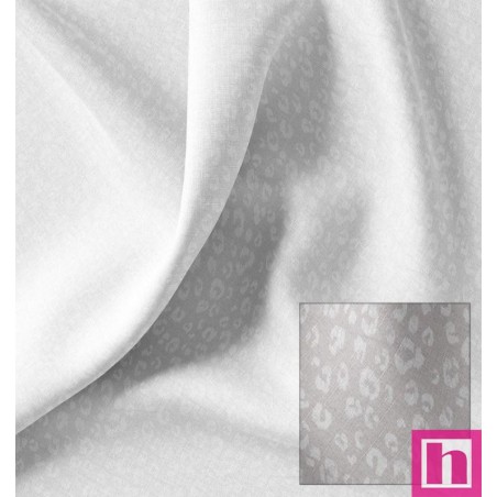 67381 TEJIDO ESTAMPADO TIZIANA (03) 1.50 M. 115 GR/M2. ALGODON 100% BLANCO Venta en piezas de 10.00 M