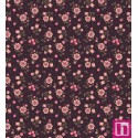 67518 TEJIDO ESTAMPADO CASIO (01) 1.40 M. 110 GR/M2. ALGODON 100% CHOCOLATE Venta en piezas de 10.00 M