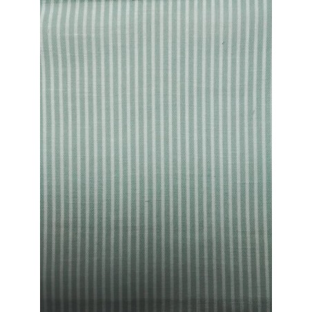 67773 POPELIN ESTAMPADO NATHAN (02) 1.47 M. 160 GR/M2. POLIESTER 100% BLANCO/MENTA Venta en piezas de 6.00 M