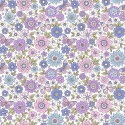 67892 TEJIDO ESTAMPADO LIBERTY BRISEIDA (02) 1.40 M. 110 GR/M2. ALGODON 100% LILA Venta en piezas de 10.00 M