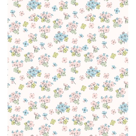 67893 TEJIDO ESTAMPADO LIBERTY ALISA (01) 1.40 M. 110 GR/M2. ALGODON 100% NATURAL/AZUL Venta en piezas de 10.00 M