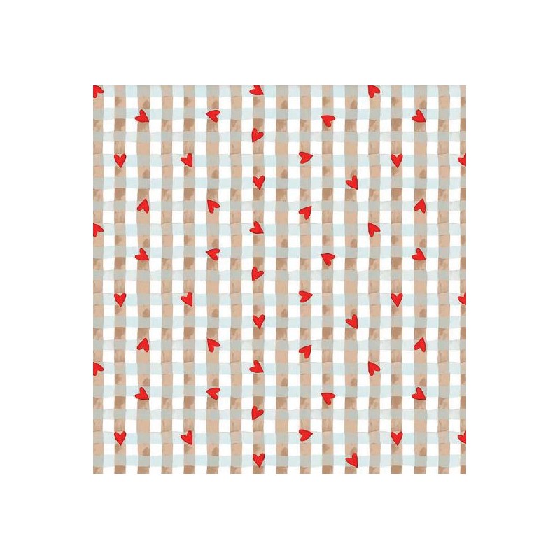 67927 PERCALE ESTAMPADO MELISSA (02) 1.50 M. 115 GR/M2. ALGODON 100% BLANCO Venta en piezas de 10.00 M