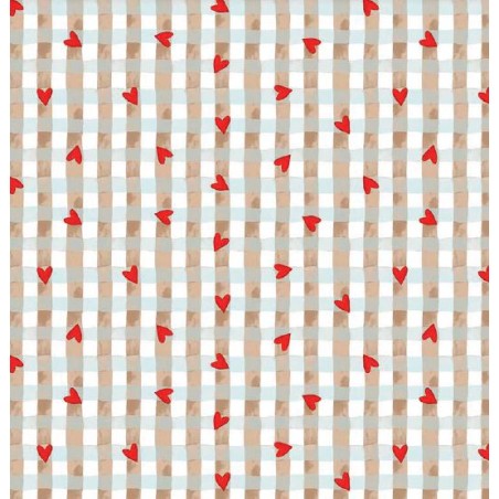 67927 PERCALE ESTAMPADO MELISSA (02) 1.50 M. 115 GR/M2. ALGODON 100% BLANCO Venta en piezas de 10.00 M
