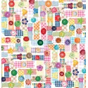 67941 PERCALE ESTAMPADO MAUREEN (02) 1.50 M. 115 GR/M2. ALGODON 100% MULTI Venta en piezas de 10.00 M