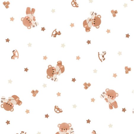 67968 PIQUE ESTAMPADO ATHENA (01) 1.50 M. 140 GR/M2. ALGODON 100% BLANCO Venta en piezas de 6.00 M