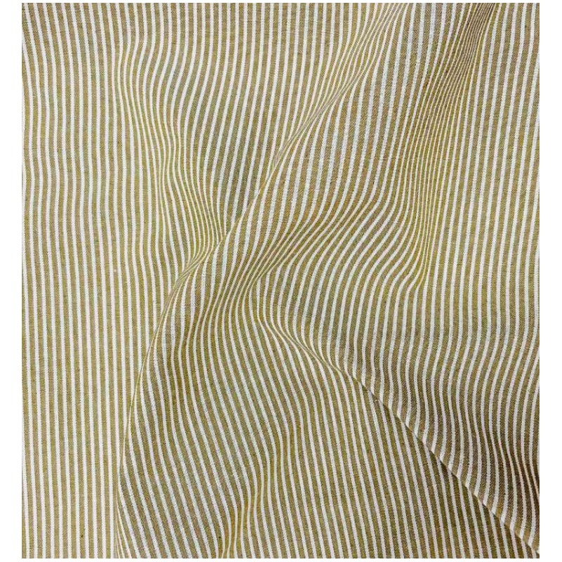 68001 TRAMADO RAYAS RAYCOB (01) 1.45 M. 135 GR/M2. ALGODON 100% OCRE Venta en piezas de 10.00 M