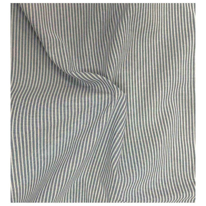 68002 TRAMADO RAYAS RAYCOB (02) 1.45 M. 135 GR/M2. ALGODON 100% AZUL Venta en piezas de 10.00 M