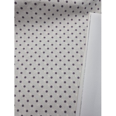 68035 TEJIDO ESTAMPADO SESAMO (98) 150 CM. 145 GR/M2. ALGODON 100% NATURAL/MORADO Venta en piezas de 10.00 M