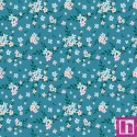 68097 TEJIDO ESTAMPADO LIBERTY SOHO (03) 1.40 M. 110 GR/M2. ALGODON 100% AZUL Venta en piezas de 10.00 M