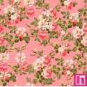 68101 TEJIDO ESTAMPADO LIBERTY SOHO (07) 1.40 M. 110 GR/M2. ALGODON 100% PAPAYA Venta en piezas de 10.00 M