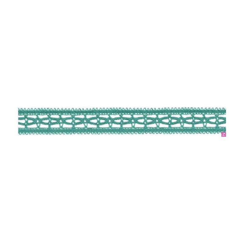 727387-0013 ENTREDOS BOLILLO NIARA 23 MM. POLIESTER 100% AGUA Venta en piezas de 25.00 M