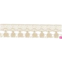 727388-003 FLECO BOLILLO SHAIRA 30 MM. POLIESTER 100% BEIG Venta en piezas de 25.00 M
