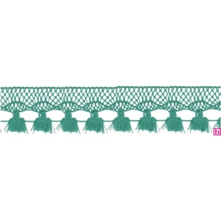 727388-013 FLECO BOLILLO SHAIRA 30 MM. POLIESTER 100% AGUA Venta en piezas de 25.00 M