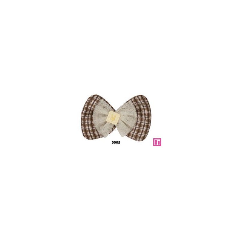 762229-05 APLICACION INFANTIL KIBO-PAJARITA 75X50 MM. POLIESTER/ALGODON 100% CHOCOLATE Venta en piezas de 10.00 U