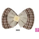 762229-05 APLICACION INFANTIL KIBO-PAJARITA 75X50 MM. POLIESTER/ALGODON 100% CHOCOLATE Venta en piezas de 10.00 U