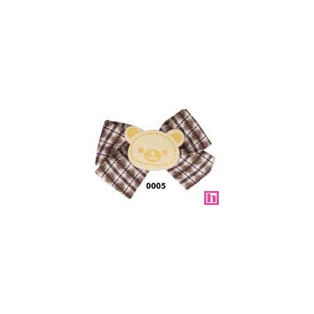 762230-05 APLICACION INFANTIL SADE-LAZO OSITO 55X40 MM. POLIESTER/ALGODON 100% CHOCOLATE Venta en piezas de 10.00 U