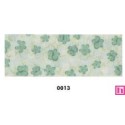 814218-25-0013 CINTA DOBLE ESTAMPADA TIZZIANA 25 MM POLIESTER 100% VERDE Venta en piezas de 22.80 M