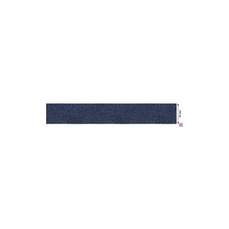 814223-25-20 CINTA VAQUERA MAKENA 25 MM. POLIESTER 100% DENIM MARINO Venta en piezas de 26.70 M
