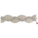 856193-0101 GALON TERMOADHESIVO ABEBA 30 MM. BROSS+CRISTAL NEUTRO Venta en piezas de 5.00 M