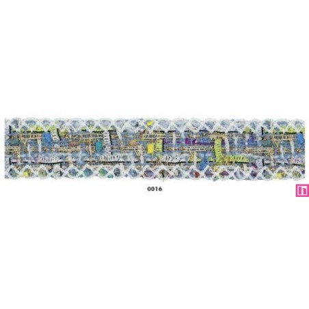 901035-16 GALON FANTASIA KEVIN 30 MM. POLIESTER 100% AZUL Venta en piezas de 18.00 M