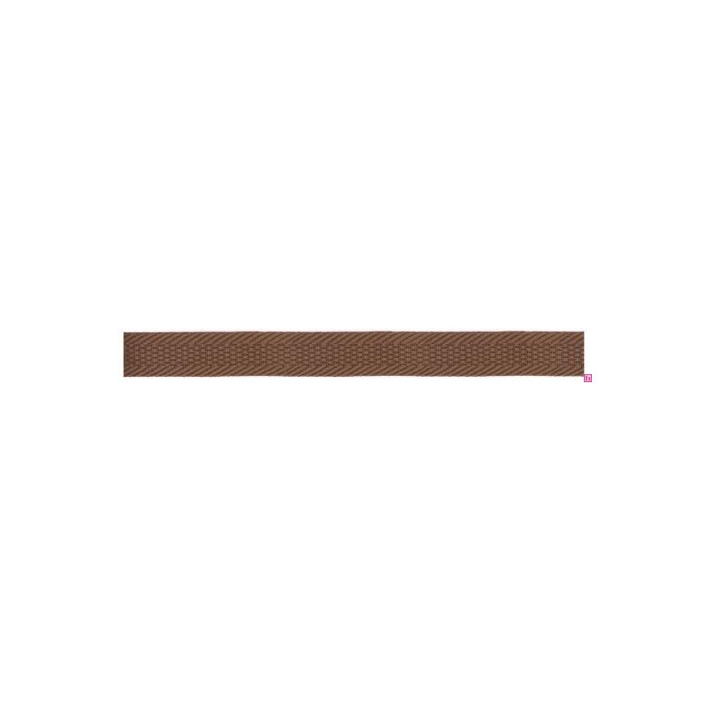 903069-15-43 CINTA TEJIDA INAYA 15 MM. POLIESTER 100% MARRON Venta en piezas de 45.00 M
