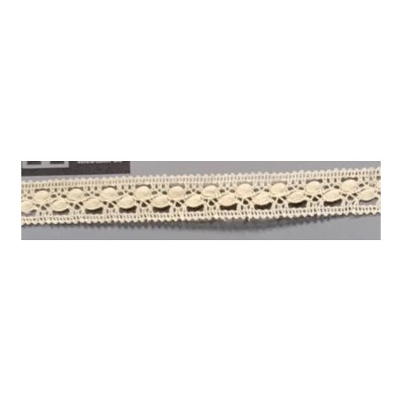 9323-102 ENTREDOS BOLILLO ENELDO 15 MM. ALGODON 100% MARFL Venta en piezas de 25.00 M