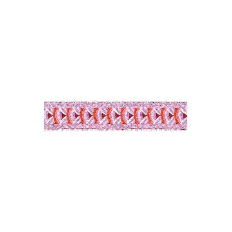 9569-24-2 TAPACOSTURAS ETNICO 24 MM. POLIESTER 100% LILA Venta en piezas de 15.00 M