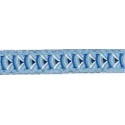 9569-24-3 TAPACOSTURAS ETNICO 24 MM. POLIESTER 100% AZUL Venta en piezas de 15.00 M