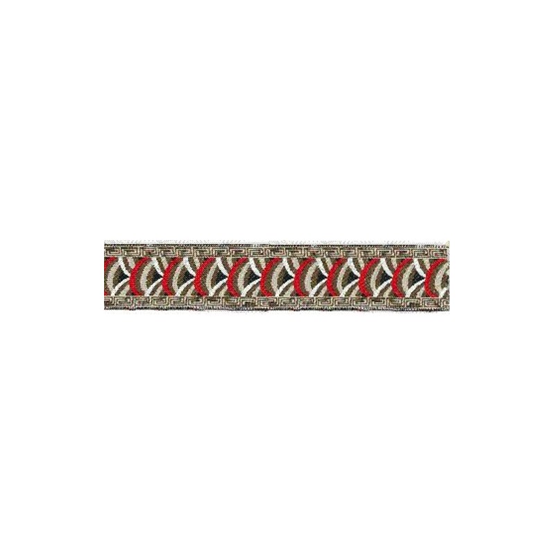 9569-24-4 TAPACOSTURAS ETNICO 24 MM. POLIESTER 100% CAMEL Venta en piezas de 15.00 M