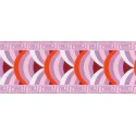9569-65-2 TAPACOSTURAS ETNICO 65 MM. POLIESTER 100% LILA Venta en piezas de 15.00 M