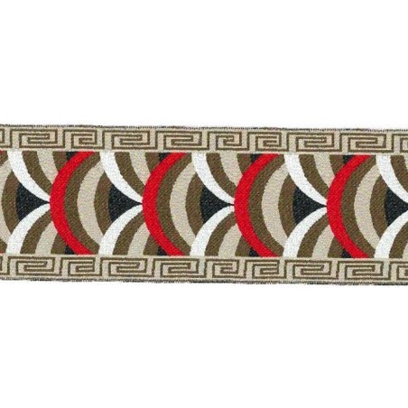9569-65-4 TAPACOSTURAS ETNICO 65 MM. POLIESTER 100% CAMEL Venta en piezas de 15.00 M
