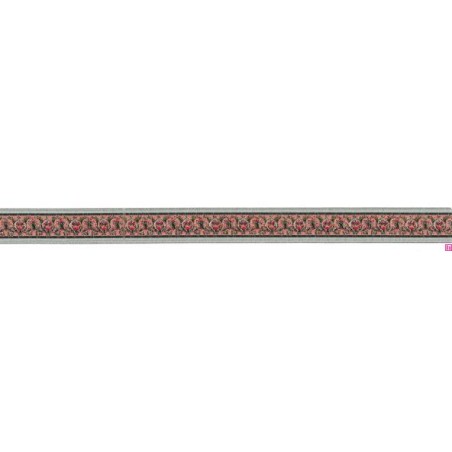 9588-15-1 TAPACOSTURAS JACQUARD VINTAGE 15 MM. POLIESTER - ROSA Venta en piezas de 15.00 M
