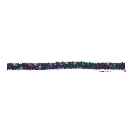 9648-743 GALON FANTASIA MENELIK 10 MM. POLIESTER RECICLADO 97%-POLIESTER 3% MORADO Venta en piezas de 12.50 M