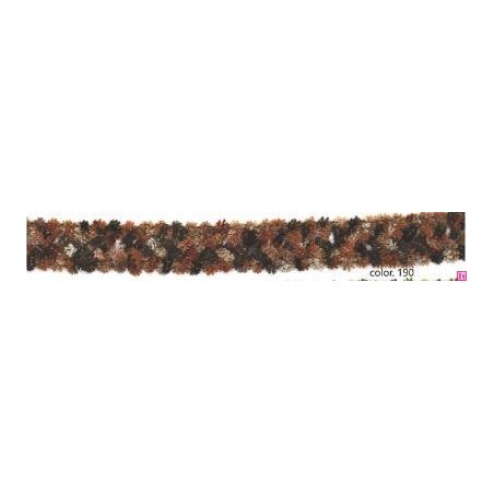 9649-190 GALON FANTASIA MENELIK 20 MM. POLIESTER RECICLADO 97%-POLIESTER 3% MARRON Venta en piezas de 12.50 M