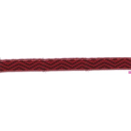 9656-15-4547 CINTA JACQUARD LIMBER 15 MM. ACRILICO 95%-ALGODON 3%-PA 2% ROJO Venta en piezas de 12.50 M