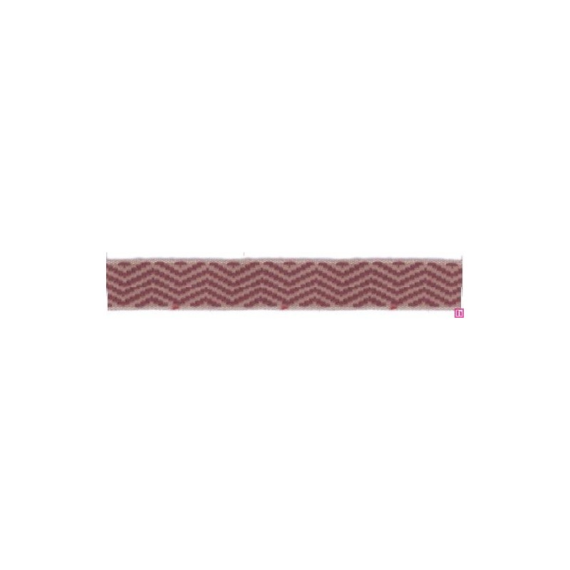 9656-30-4245 CINTA JACQUARD LIMBER 30 MM. ACRILICO 95%-ALGODON 3%-PA 2% ROSA Venta en piezas de 12.50 M