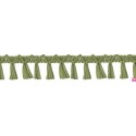 9670-347 FLECO FANTASIA JOHARI 40 MM. VISCOSA 90%-ACRILICO 10% VERDE Venta en piezas de 12.50 M