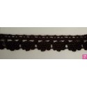 9706-4 PUNTILLA BOLILLO DIEGO 12 MM. ALGODON 100% NEGRO Venta en piezas de 25.00 M