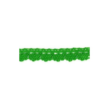 9706-9 PUNTILLA BOLILLO DIEGO 12 MM. ALGODON 100% CESPED Venta en piezas de 25.00 M