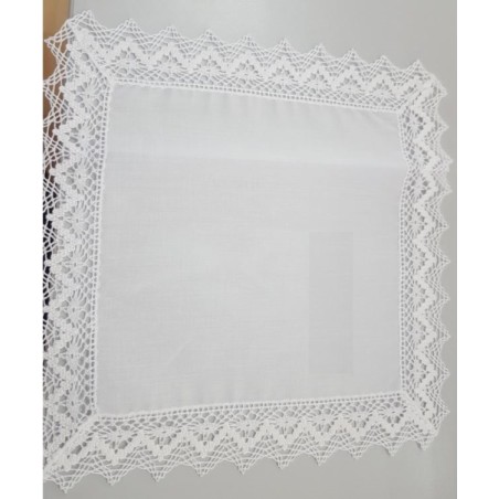 982994-003 PAÑUELO ENCAJE ALGODON 100% BEIG Venta en piezas de 1.00 U